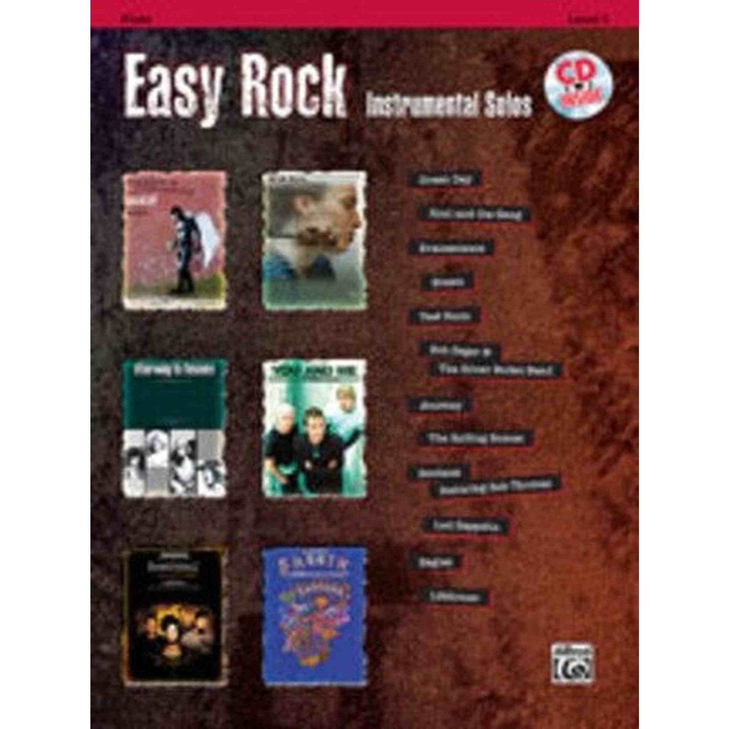 Easy Rock Instrumental Solos Flute Bk/CD - Joondalup Music Centre