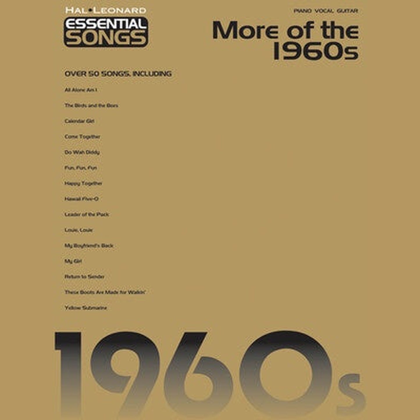 Essential Songs More Of The 1960s PVG - Joondalup Music Centre