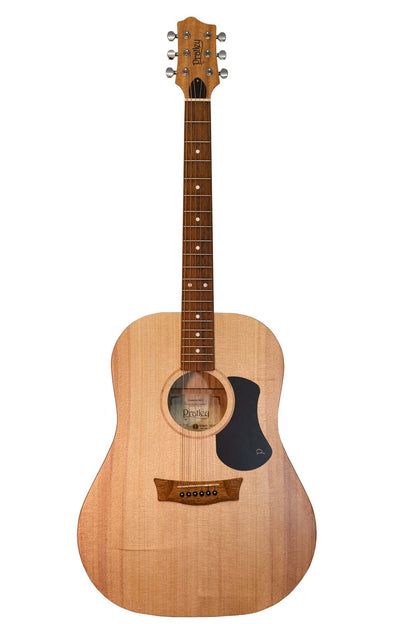 PRATLEY SL DREADNOUGHT LAYERED MAPLE BACK AND SIDES, SOLID BUNYA TOP W/ PICKUP - Joondalup Music Centre