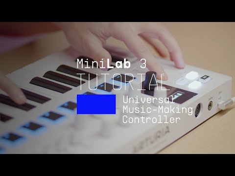 Arturia MiniLab Mk3 25-Key Universal MIDI Controller -Deep Black from Joondalup Music Centre 2