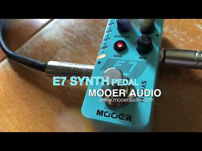 MOOER E7 SYNTH EFFECTS PEDAL