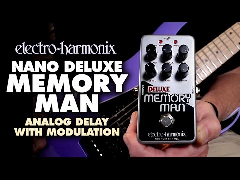 Electro-Harmonix Nano Deluxe Memory Man Analog Delay Pedal from Joondalup Music Centre 2