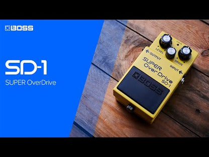 BOSS SD1 SUPER OVERDRIVE EFFECTS PEDAL