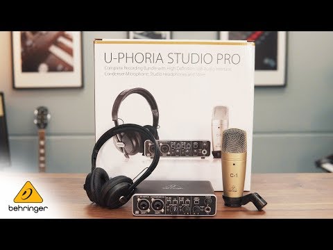 Behringer U-Phoria Studio Pro Recording Pack from Joondalup Music Centre
