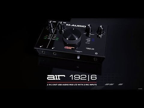 M-Audio Air 192/6 USB 2x2 Audio Interface Monitoring with Midi from Joondalup Music Centre 2