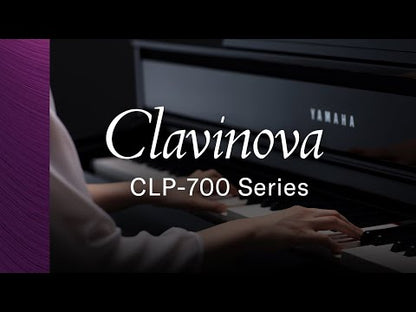 YAMAHA CLP-725PE CLAVINOVA DIGITAL PIANO - POLISH EBONY