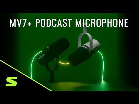 Shure Motiv MV7+ Podcast Microphone Dual-Output Cardiod Dynamic Microphone