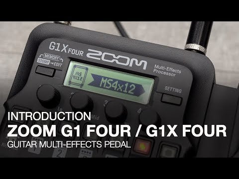 Zoom G1X FOUR Guitar Multi-Effects Pedal with Expression Pedal