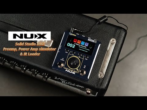 NU-X Verdugo Series Solid Studio MKII Preamp, Power Amp Simulator & IR Loader