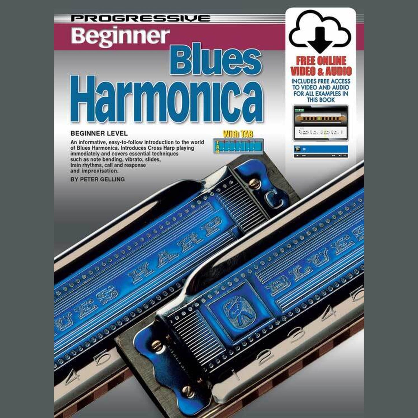 Progressive Beginner Blues Harmonica Book/Audio - Joondalup Music Centre