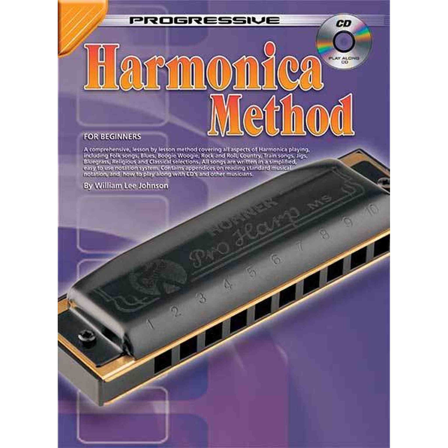 Progressive Harmonica Method Book/CD - Joondalup Music Centre