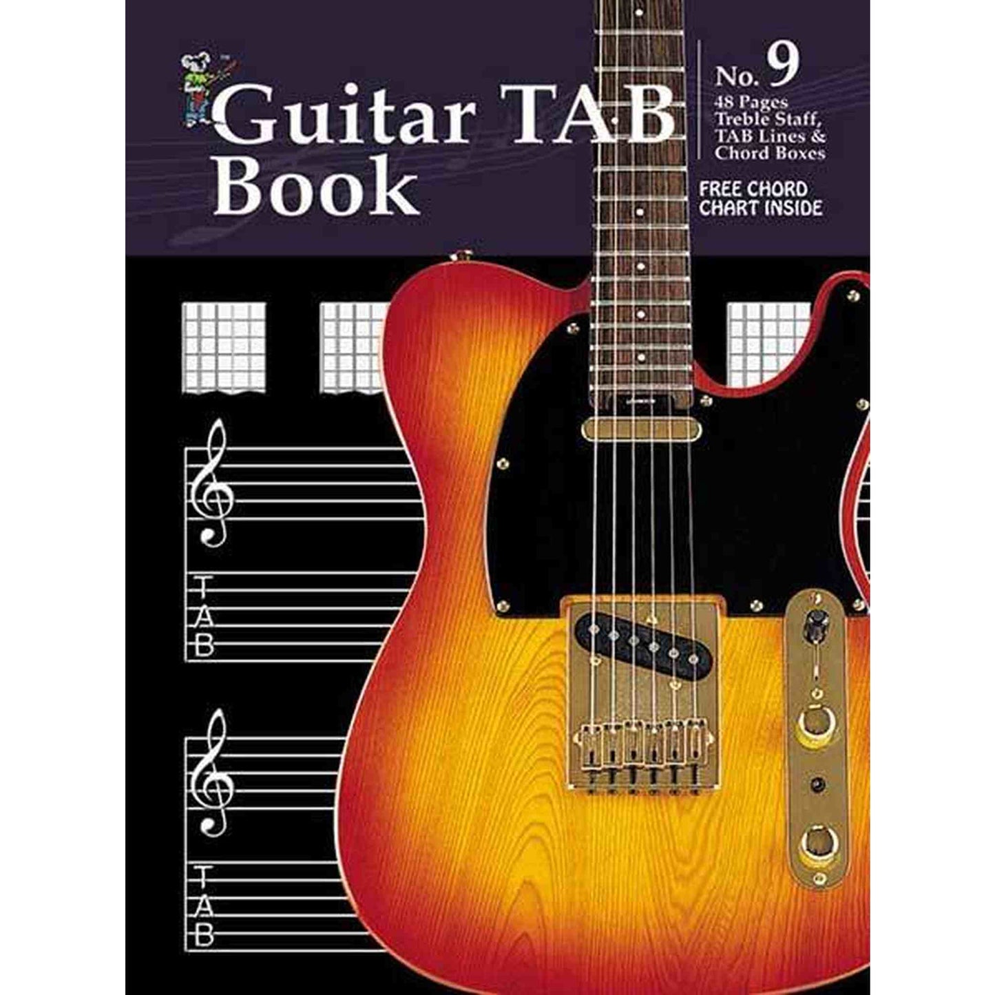 Progressive Manuscript Book 9 Guitar Tab - Joondalup Music Centre