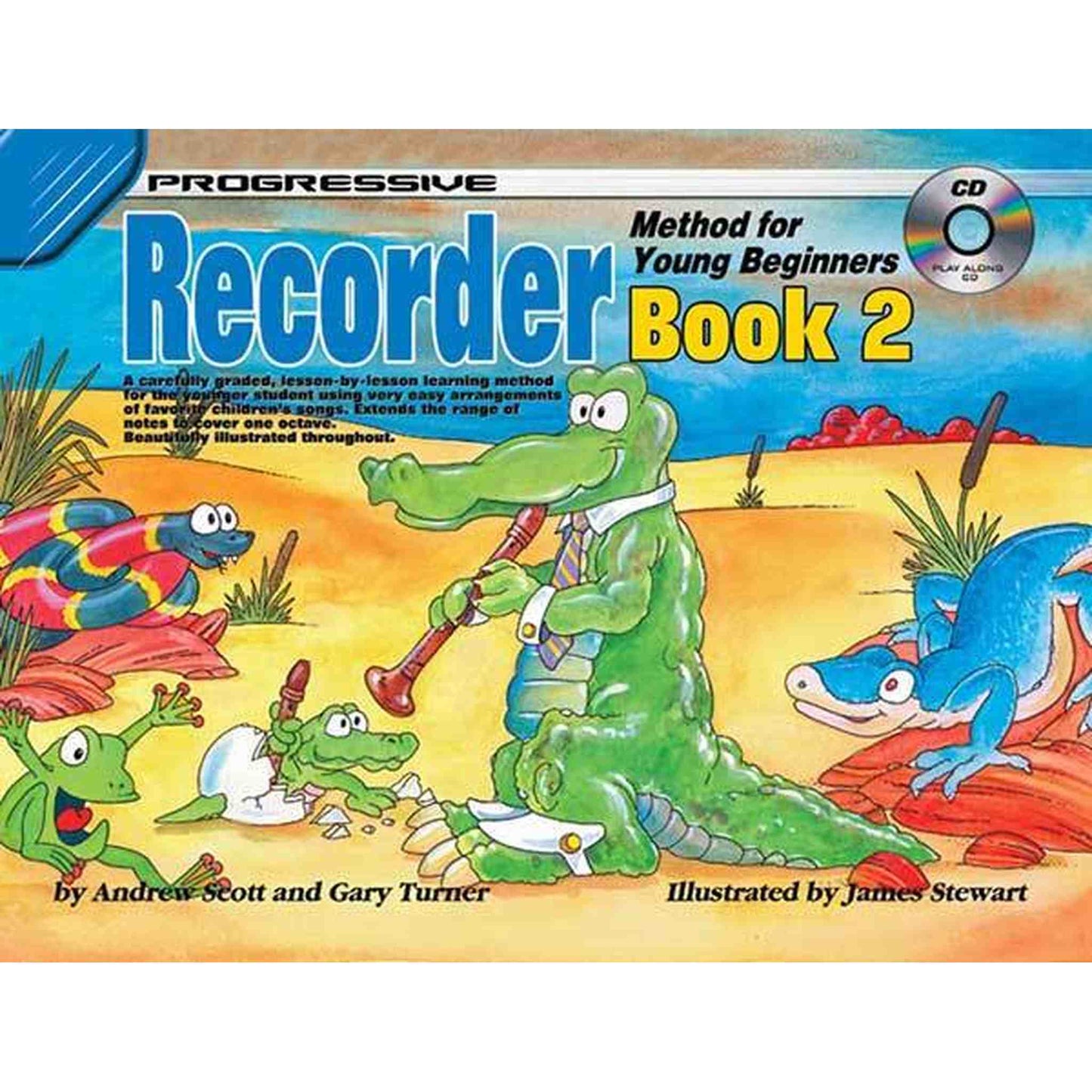 Progressive Recorder Book 2 For Young Beginners Book/CD - Joondalup Music Centre