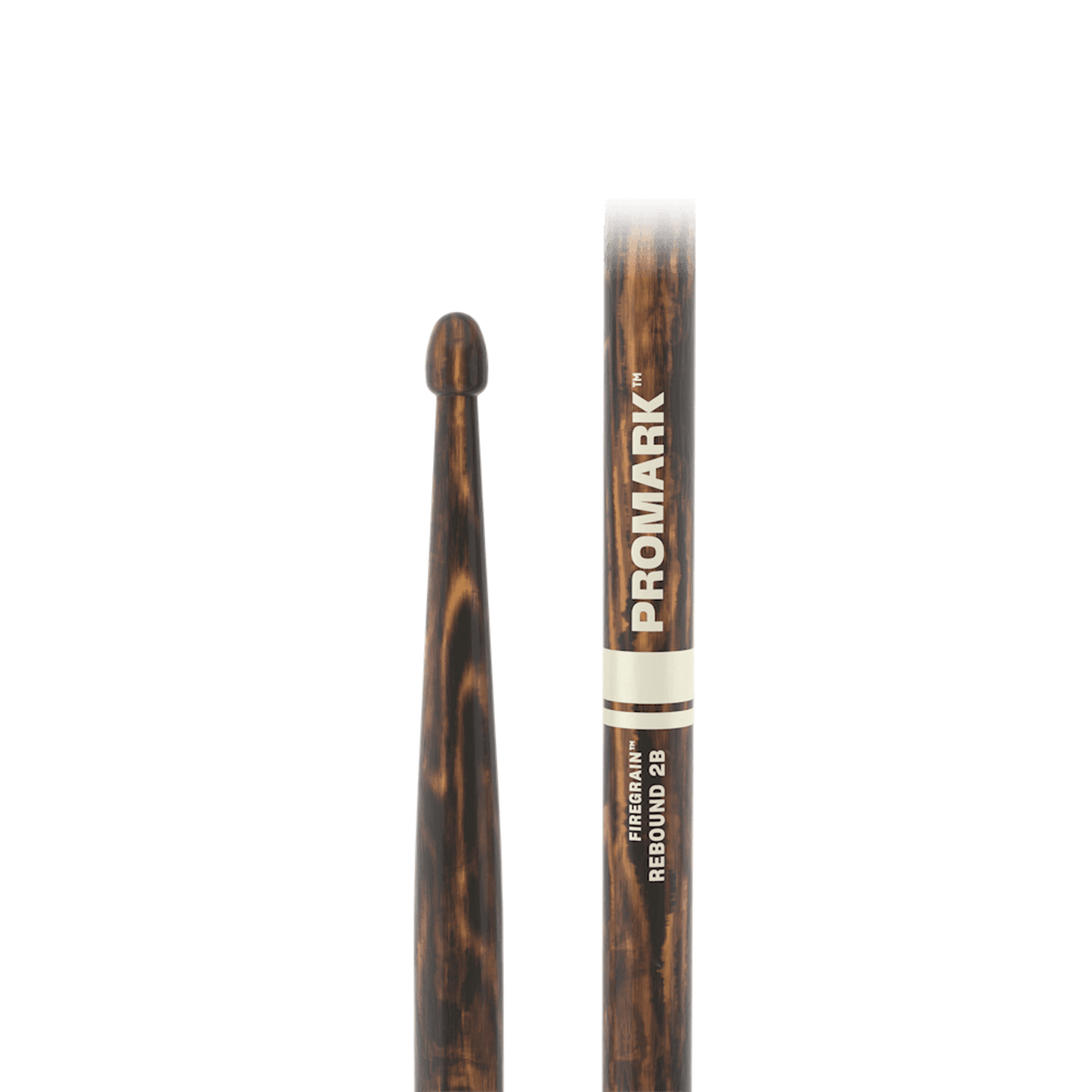 Promark R2BFG Rebound Firegrain 2B Wood Tip Drumsticks