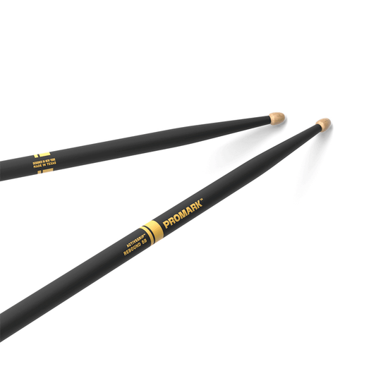 Promark Drum Sticks - Rebound 5B Activegrip Wood Tip-DRUM STICKS, BRUSHES & MALLETS-Joondalup Music Centre