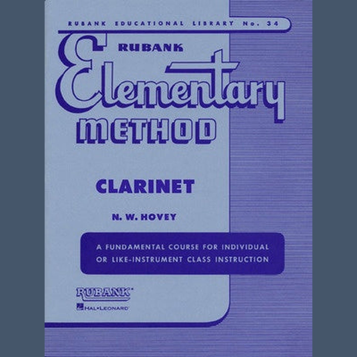 RUBANK ELEMENTARY METHOD CLARINET - Joondalup Music Centre