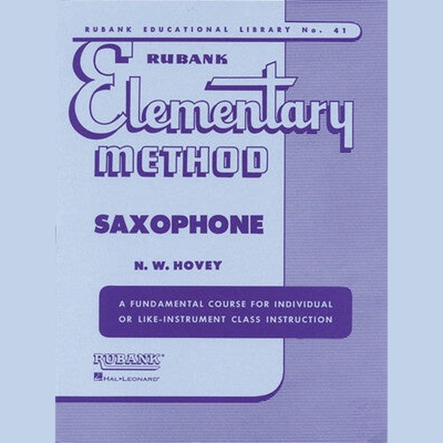 Rubank Elementary Method Saxophone - Joondalup Music Centre