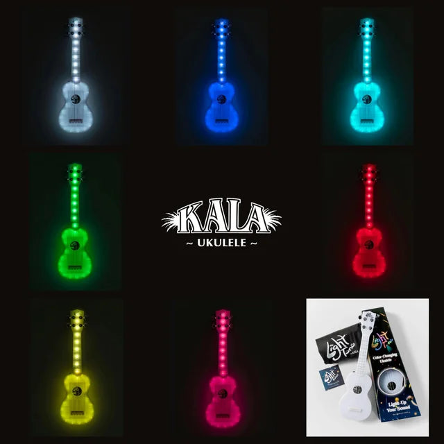 Kala Light Tone Color-Changing Soprano Ukulele