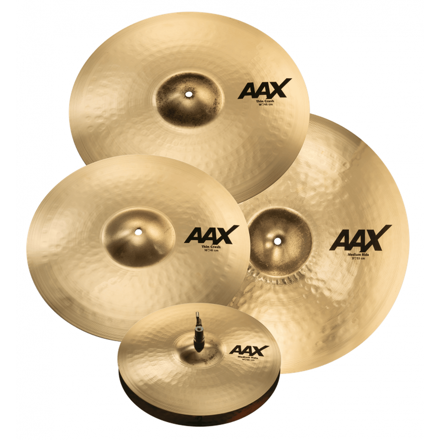 SABIAN 25005XCPB AAX PROMOTIONAL CYMBAL PACK 14/16/18/21 - Joondalup Music Centre