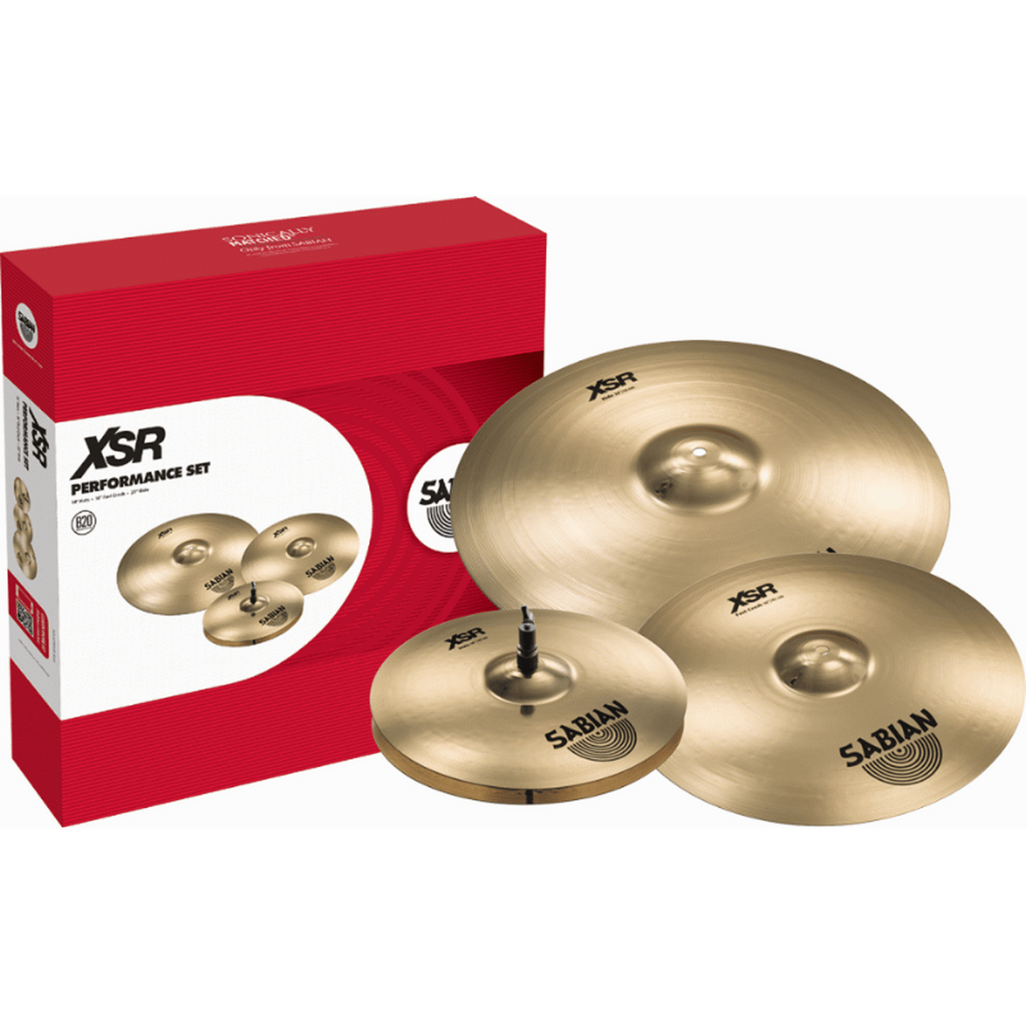 SABIAN XSR5005B PERFORMANCE CYMBAL SET - 14, 16, 20 - Joondalup Music Centre