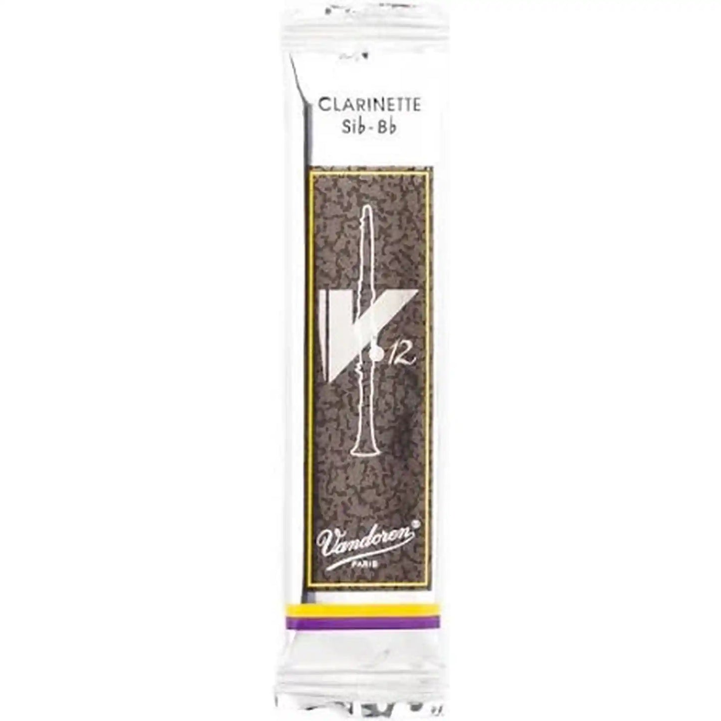 Vandoren V12 B Flat Clarinet Reed Silver Box - Size 3.5-REEDS-Joondalup Music Centre