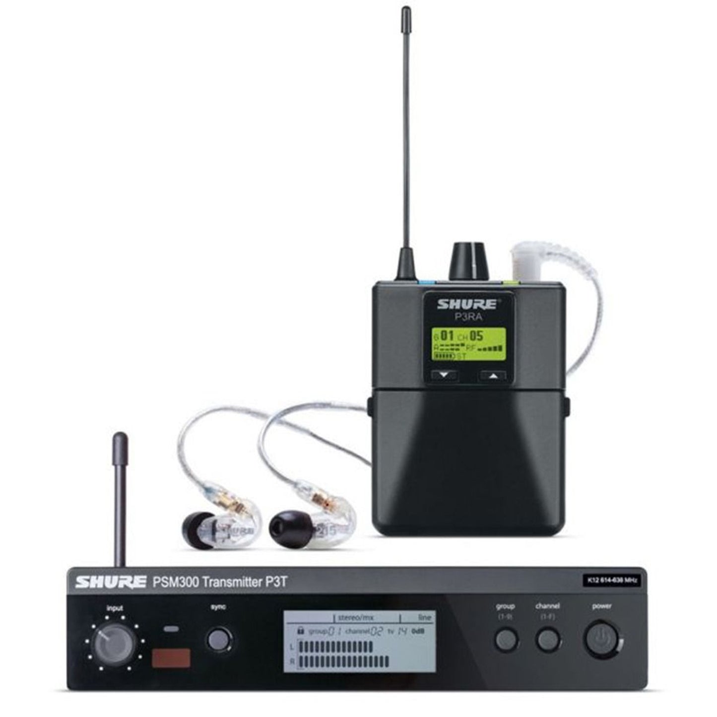 Shure PSM300 Wireless System w/ SE215-CL Earphones J10 - Joondalup Music Centre
