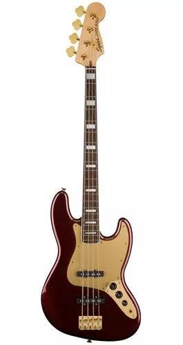SQUIER 40TH ANNIVERSARY JAZZ BASS - RUBY RED METALLIC - Joondalup Music Centre