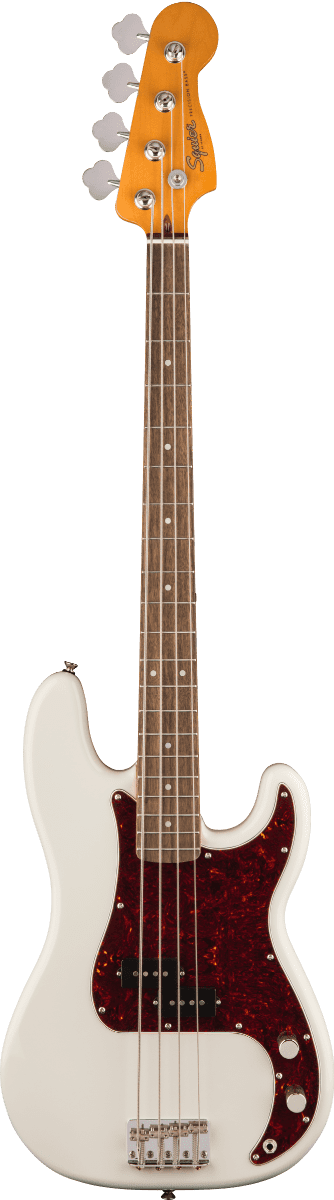 SQUIER CLASSIC VIBE 60s PRECISION BASS - OLYMPIC WHITE - Joondalup Music Centre