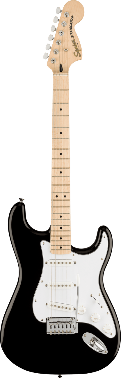 SQUIER AFFINITY STRATOCASTER ELECTRIC GUITAR - BLACK - Joondalup Music Centre