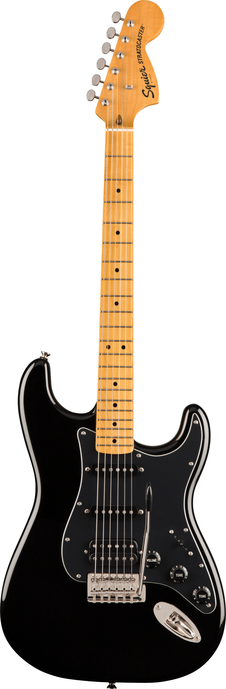 Squier Classic Vibe 70s Stratocaster HSS - Black - Joondalup Music Centre