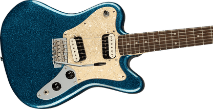 Squier Paranormal Super-Sonic Electric Guitar - Blue Sparkle - Joondalup Music Centre
