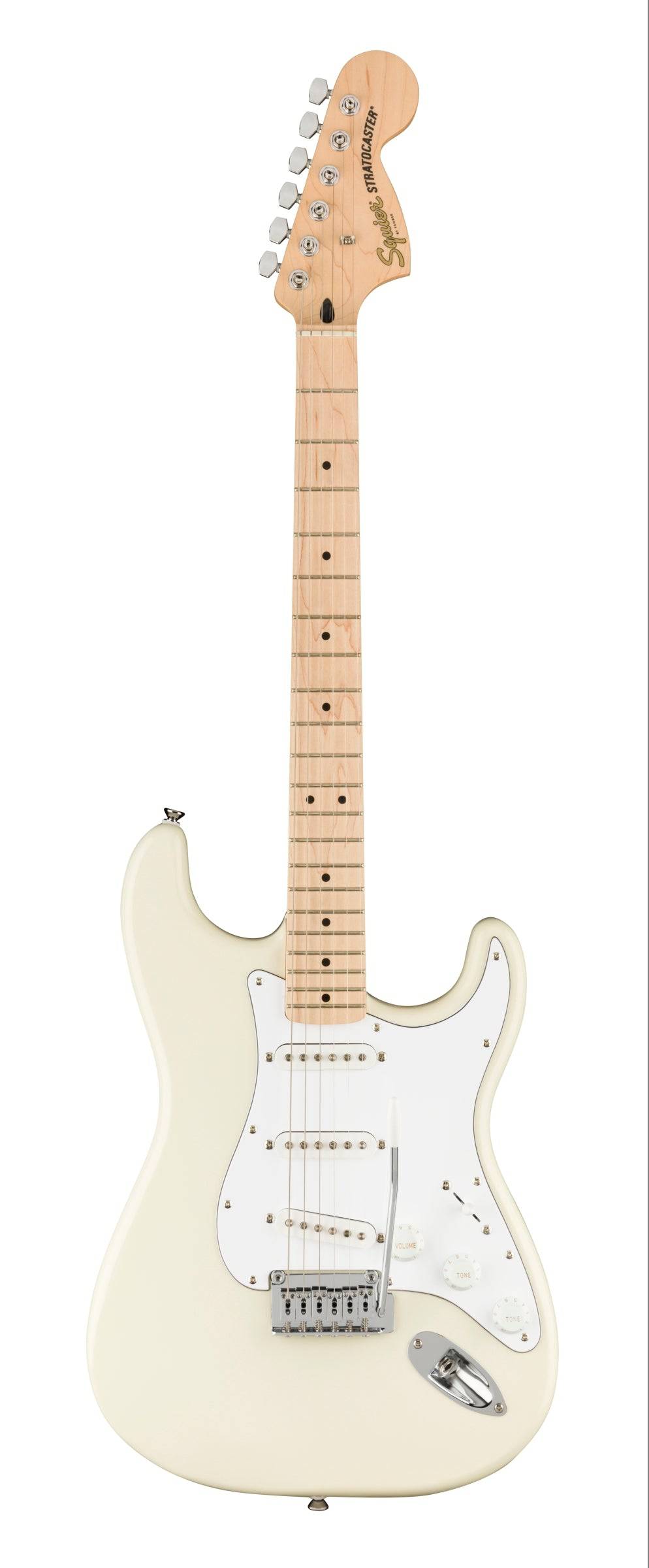 SQUIER AFFINITY STRAROCASTER MN OLYMPIC WHITE - Joondalup Music Centre