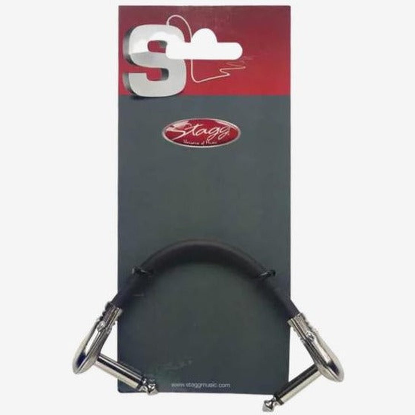 STAGG FLAT PLUG PATCH CABLE 10CM - Joondalup Music Centre