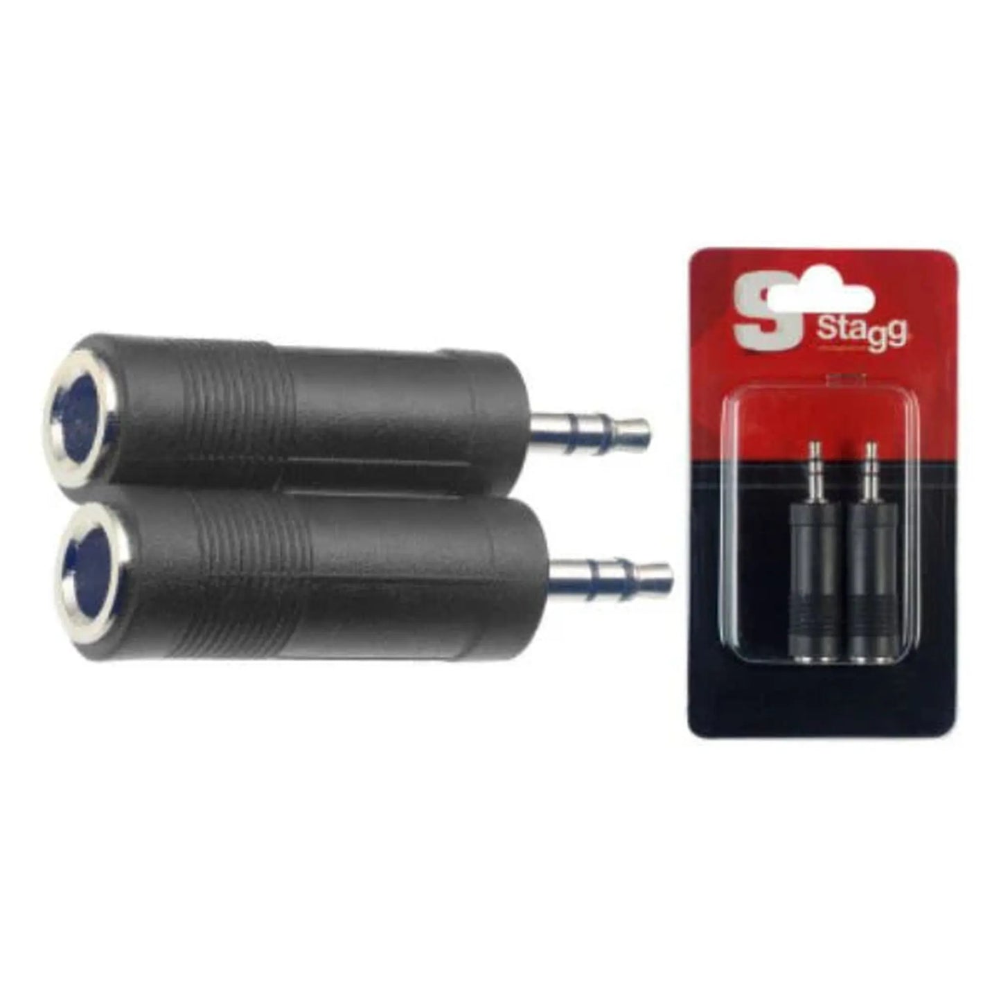 Stagg Stereo Headphone Adapter - 2 Pack