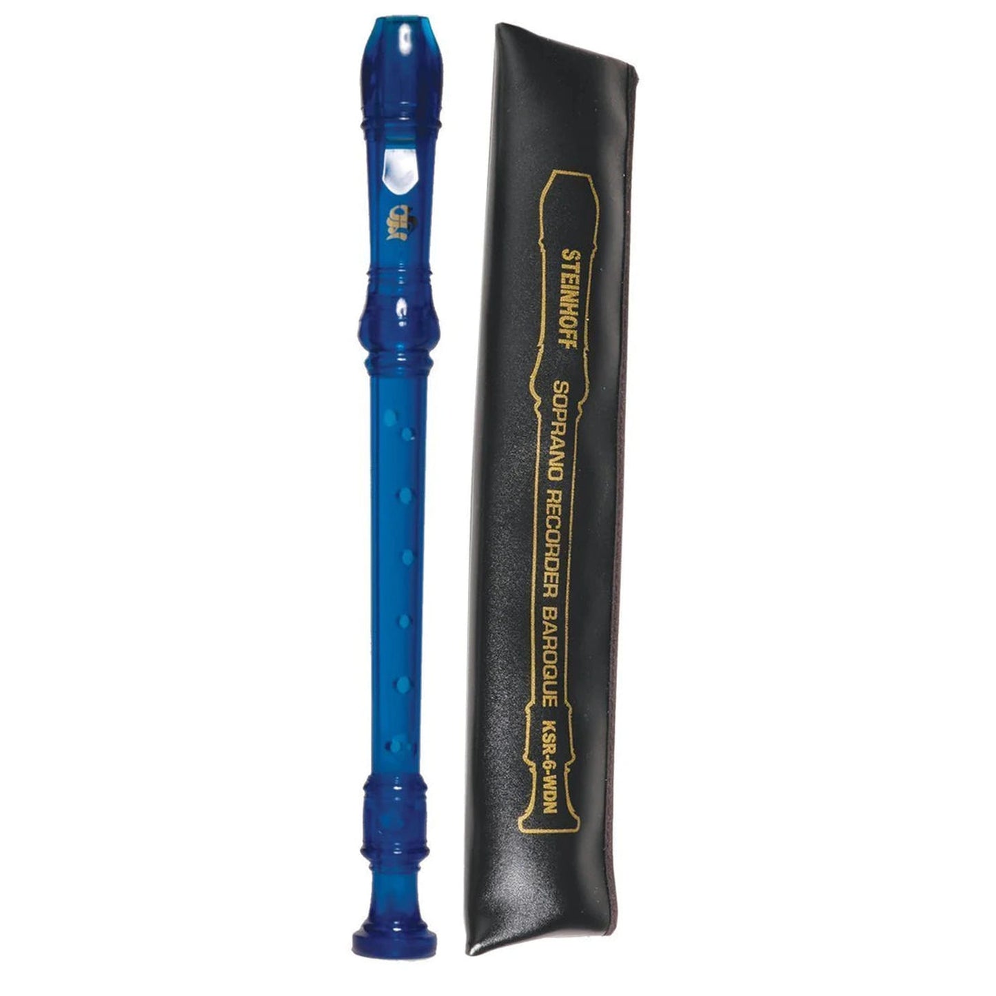 STEINHOFF - ksr-4-dbl recorder - Blue - Joondalup Music Centre