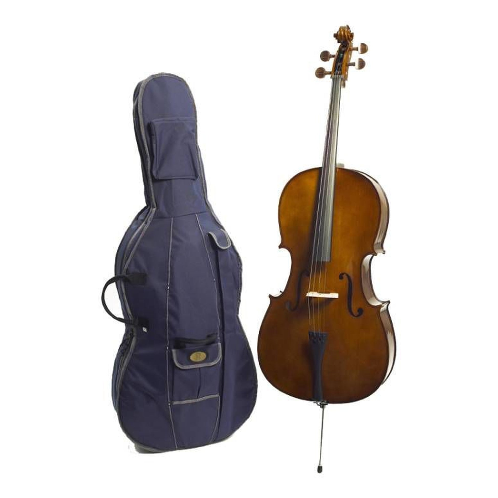STENTOR STUDENT 1 1/4 SIZE CELLO OUTFIT - AMBER BROWN - Joondalup Music Centre