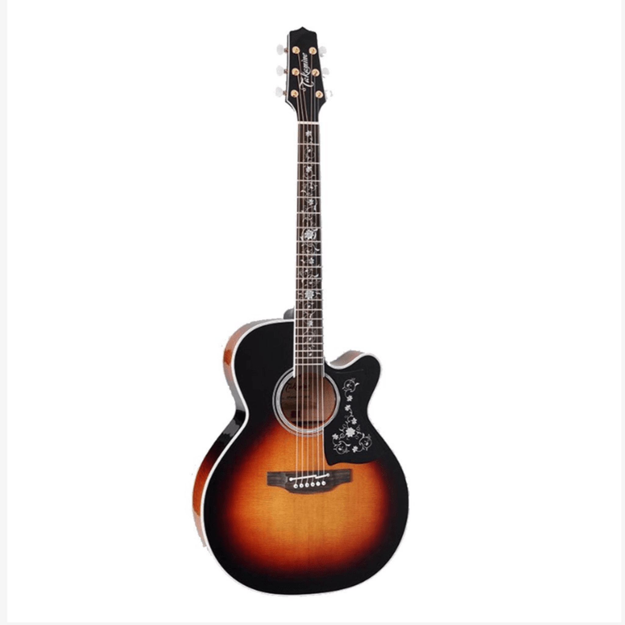 TAKAMINE THERMAL TOP SERIES NEX ACOUSTIC GUITAR BROWN SUNBURST GLOSS