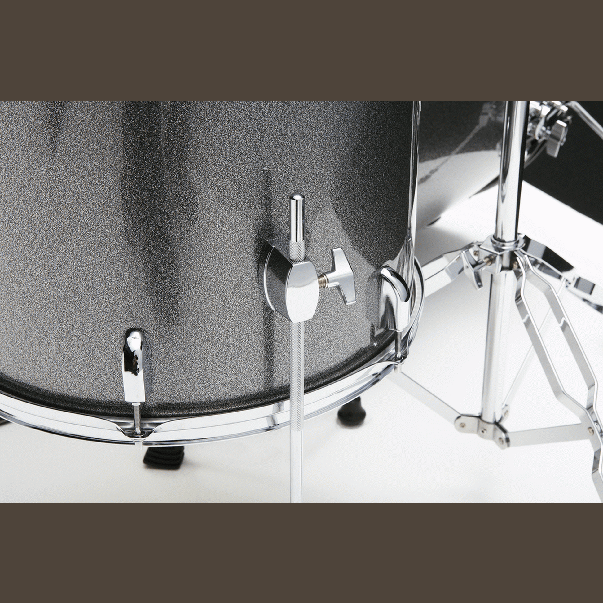 TAMA STAGESTAR 5PC DRUM KIT W/ CYMBALS - COSMIC SILVER SPARKLE (ST52HC) - Joondalup Music Centre