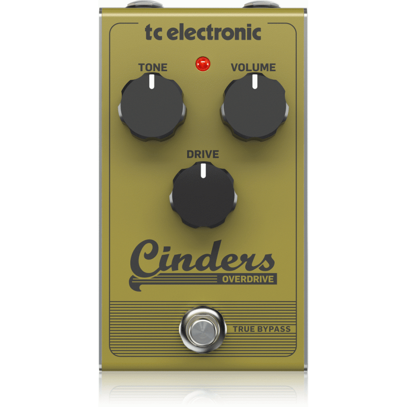 TC ELECTRONIC CINDERS OVERDRIVE EFFECTS PEDAL - Joondalup Music Centre