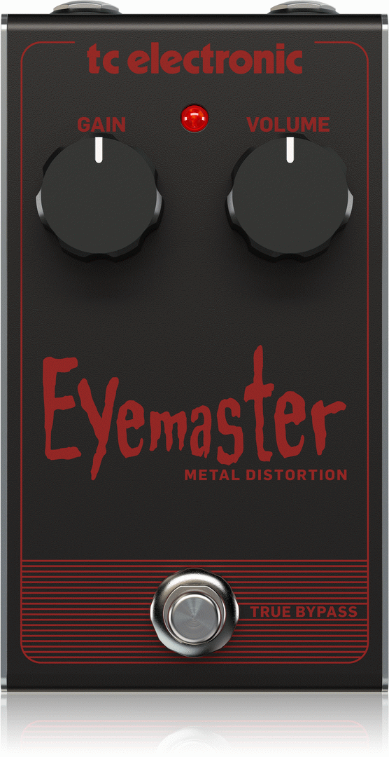 TC ELECTRONIC EYEMASTER METAL DISTORTION EFFECTS PEDAL - Joondalup Music Centre
