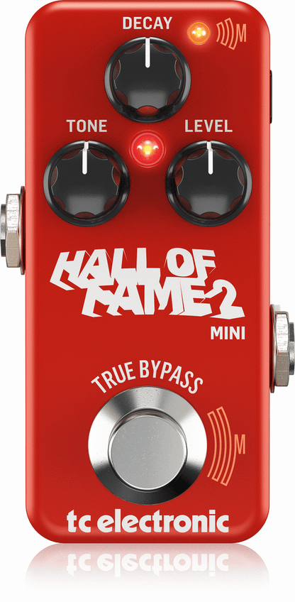 TC ELECTRONIC HALL OF FAME 2 MINI REVERB EFFECTS PEDAL - Joondalup Music Centre