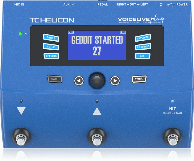 TC HELICON VOICELIVE PLAY VOCAL EFFECTS PEDAL - Joondalup Music Centre