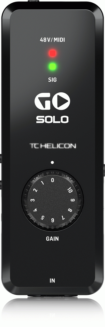 TC HELICON GO SOLO MOBILE AUDIO INTERFACE - Joondalup Music Centre