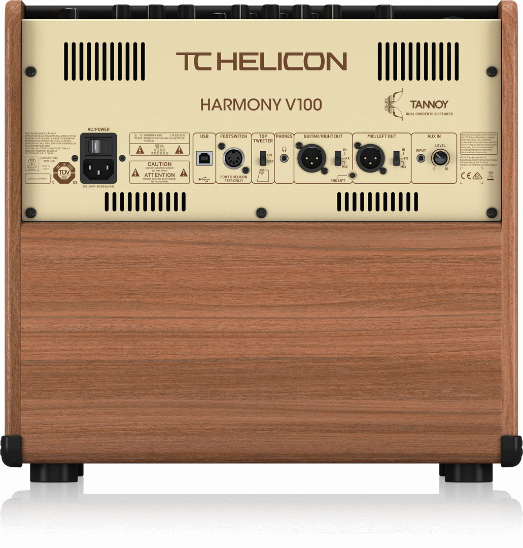 TC HELICON HARMONY V100 ACOUSTIC GUITAR AMPLIFIER - Joondalup Music Centre