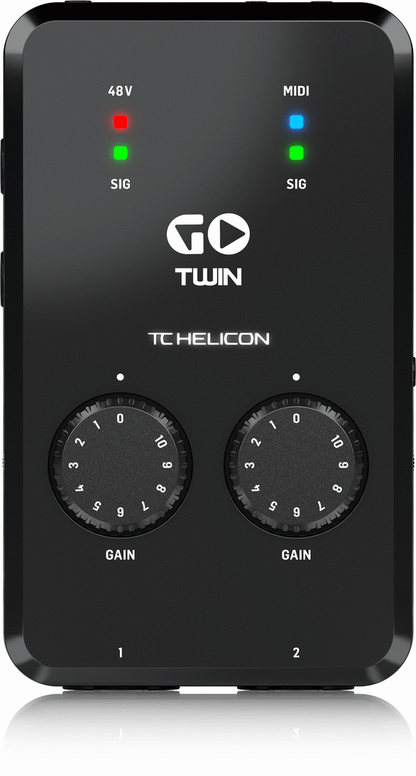 TC HELICON GO TWIN MOBILE AUDIO INTERFACE - Joondalup Music Centre