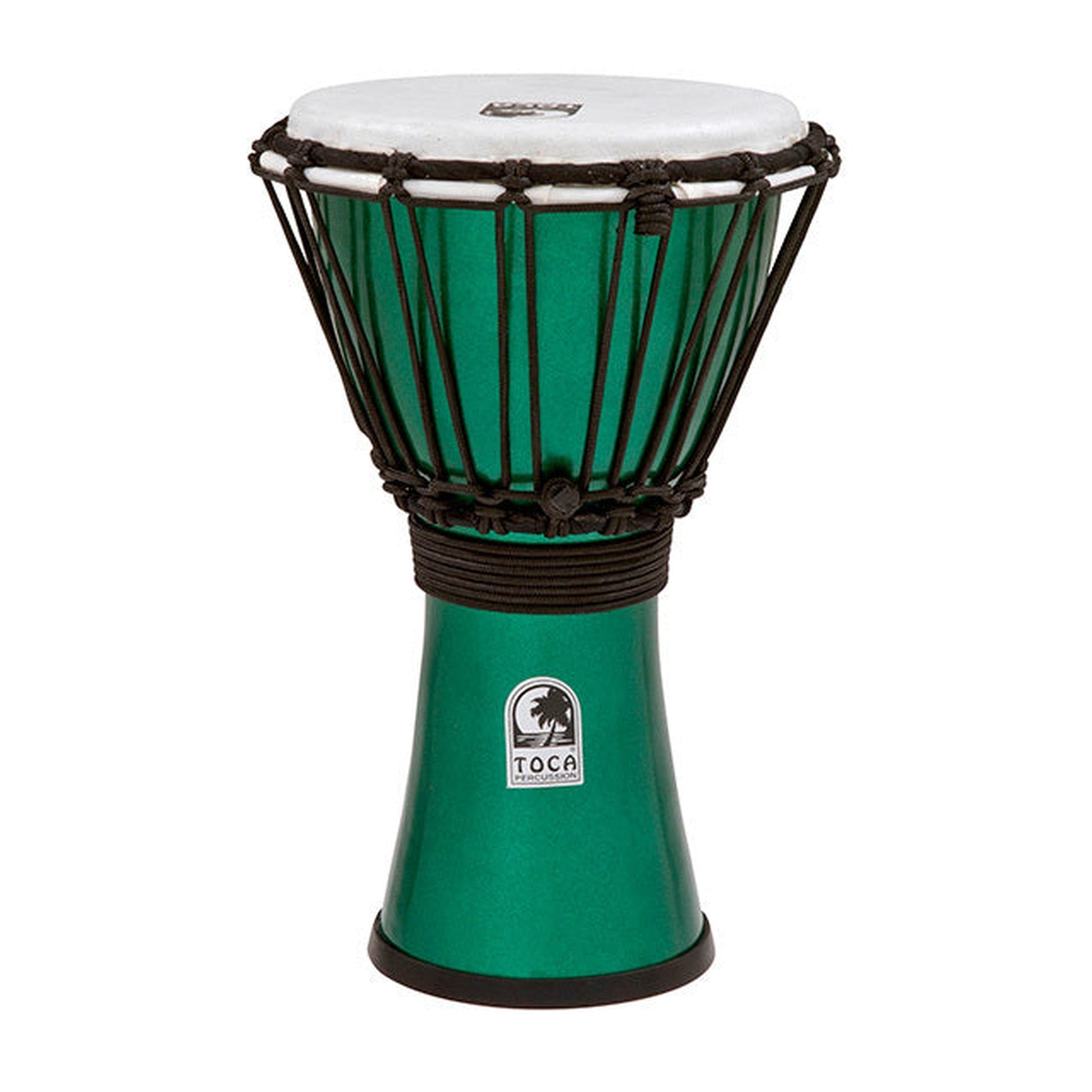 TOCA FREESTYLE COLOURSOUND SERIES 7IN DJEMBE - GREEN - Joondalup Music Centre