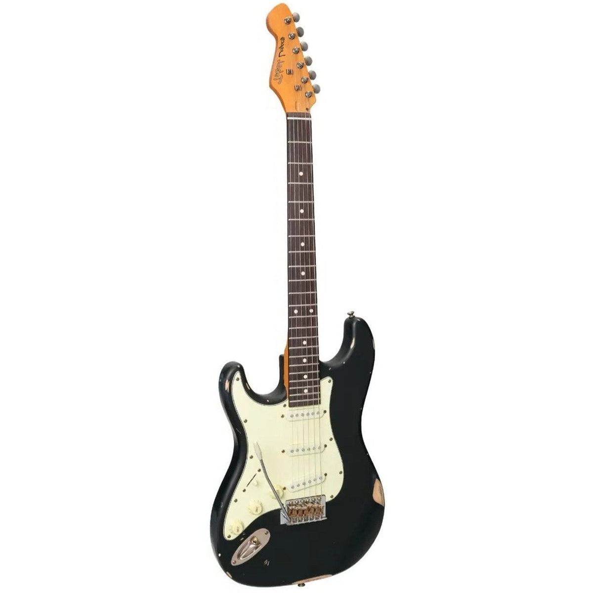 Tokai Legacy Strat Style Electric Guitar SSS L/H - Relic Black - Joondalup Music Centre