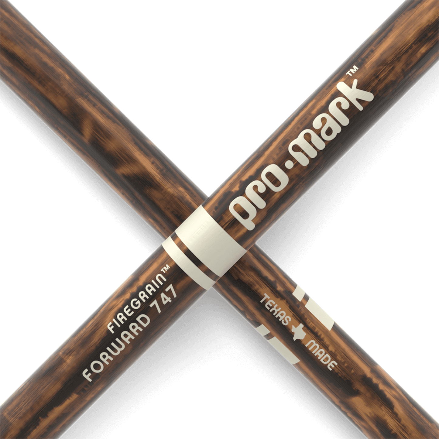 Promark Forward 747 Firegrain Wood Tip Drum sticks