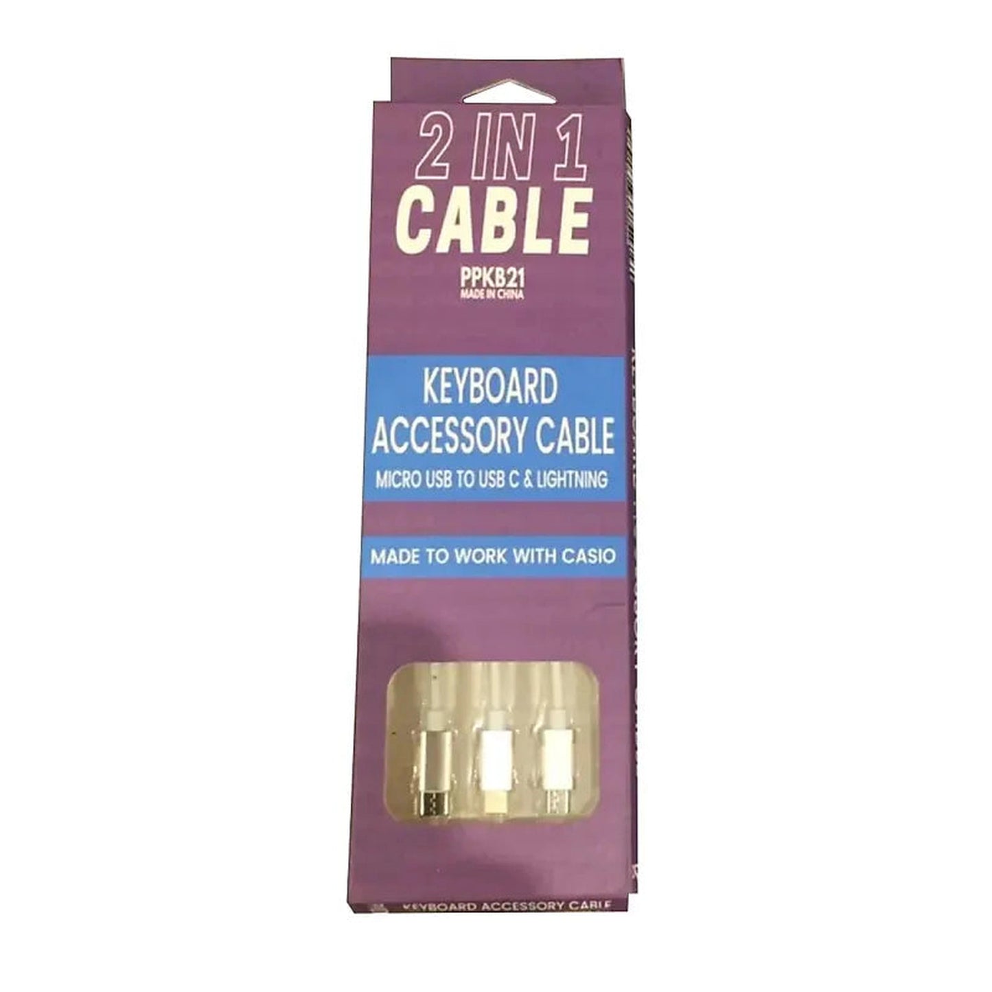 Casio - 2 In 1 USB-USB-C/Lightning Connector - Keyboard - Joondalup Music Centre