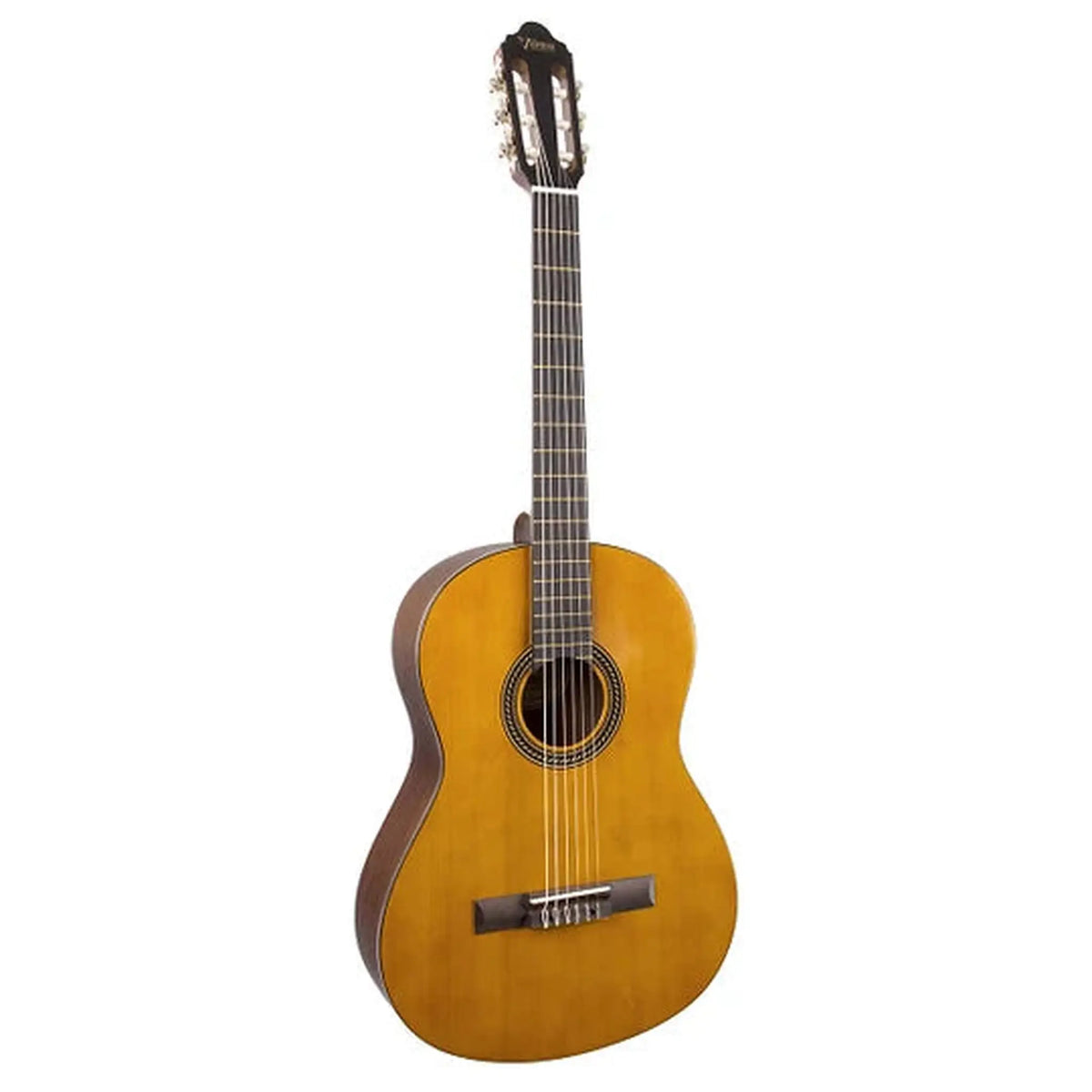 Valencia VC204H 4/4 Hybrid Classical Guitar - Natural Satin